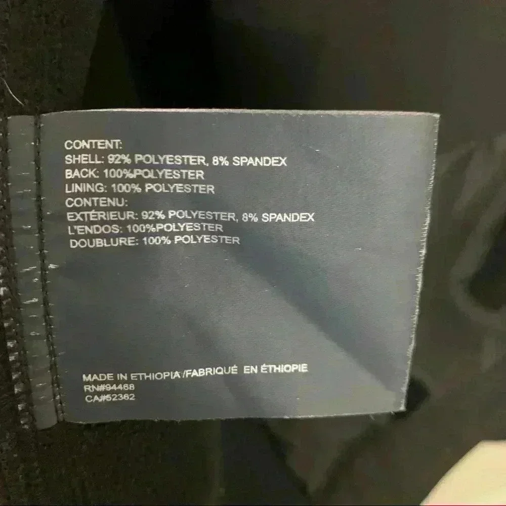 Nautica black rain resistant jacket